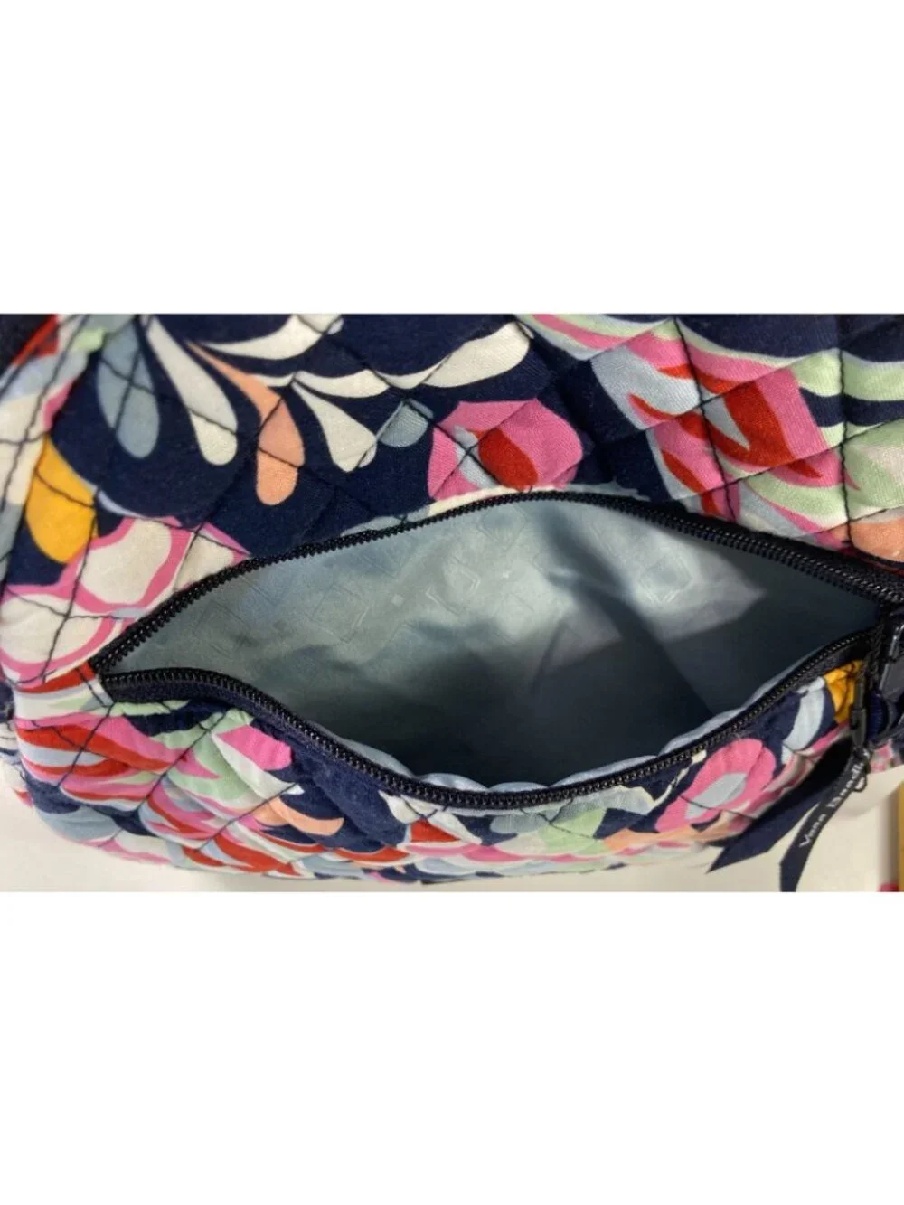 Vera Bradley Essential Compact Backpack Mod Paisley Pink Blue Travel Casual Bag